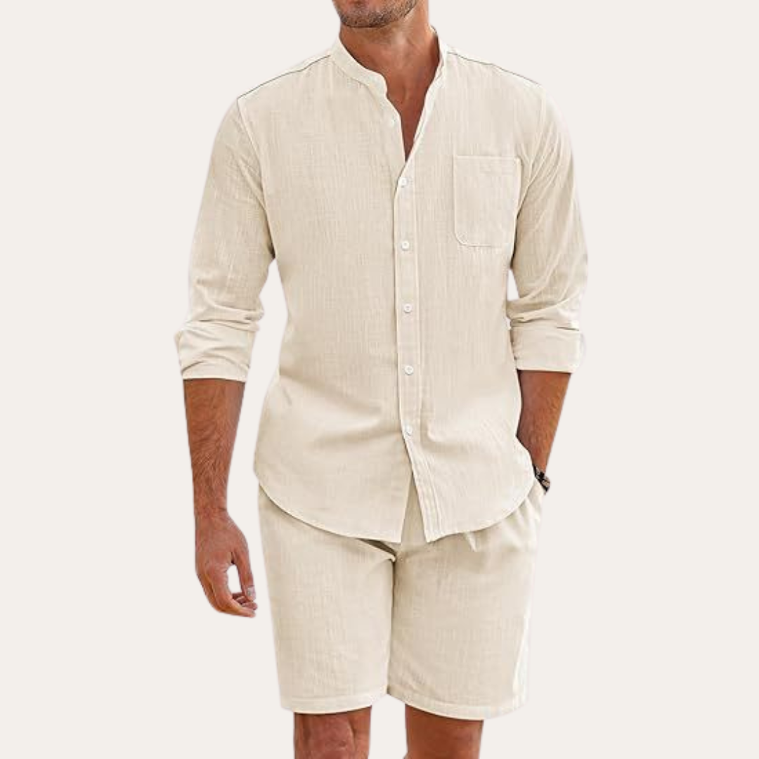 Clara Vienne | Men's Linen Set – 2-Piece Summer Outfit