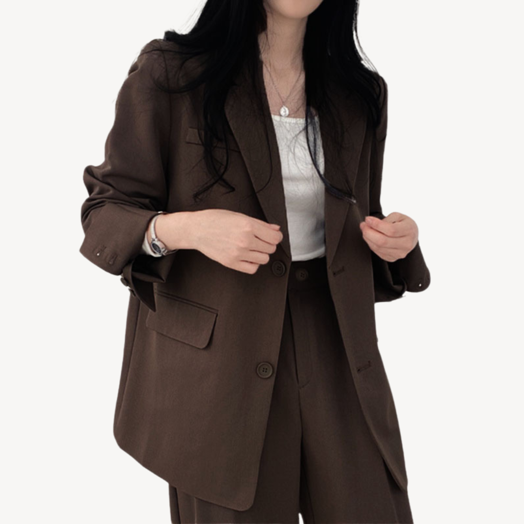Blazer Pants Suit Set Women | Clara Vienne