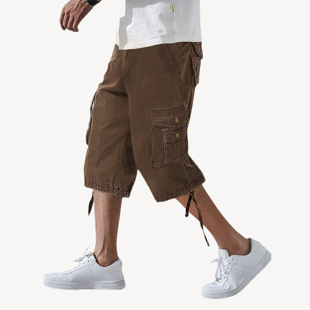 Men's Cargo Capri Shorts | Clara Vienne