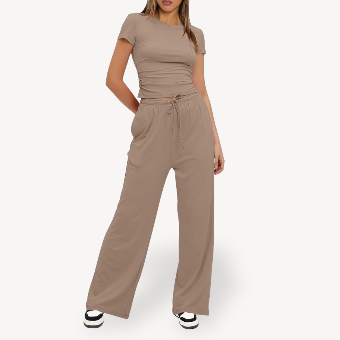 Drawstring Lounge Set for Women | Clara Vienne