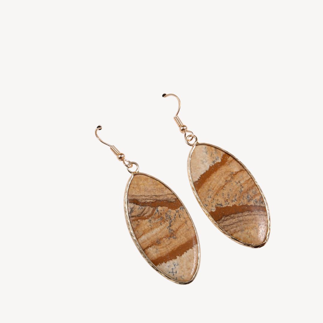 Clara Vienne | Gemstone Drop Earrings