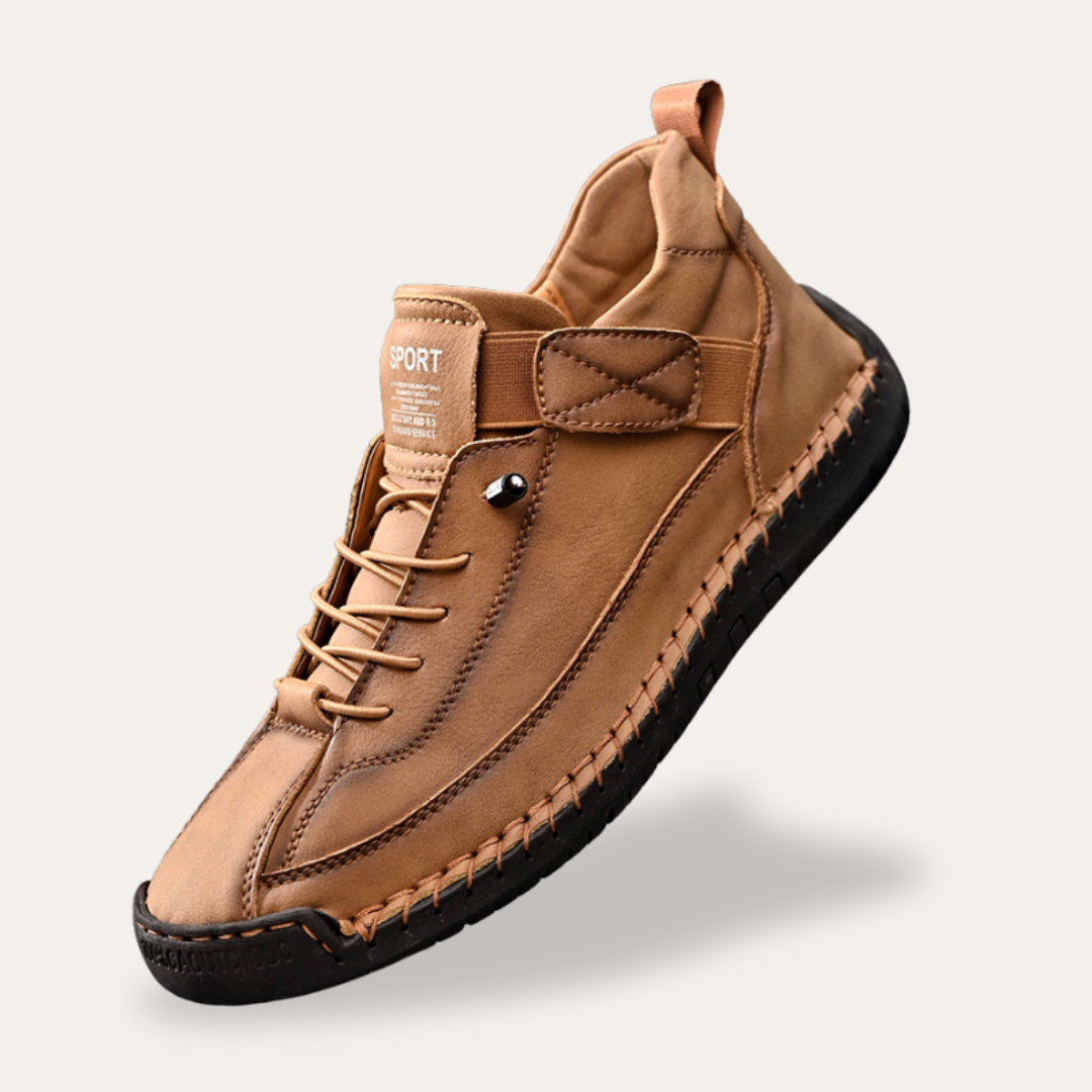 Clara Vienne | Men's Leather Casual Shoes – Non-Slip & Comfortable