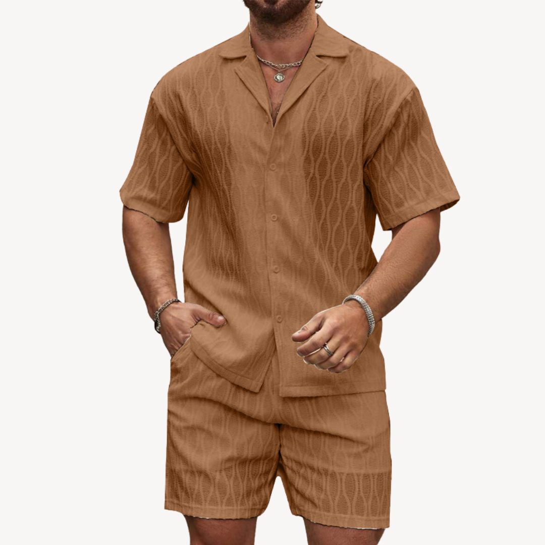 Clara Vienne | Men's Patterned Knit Summer Set