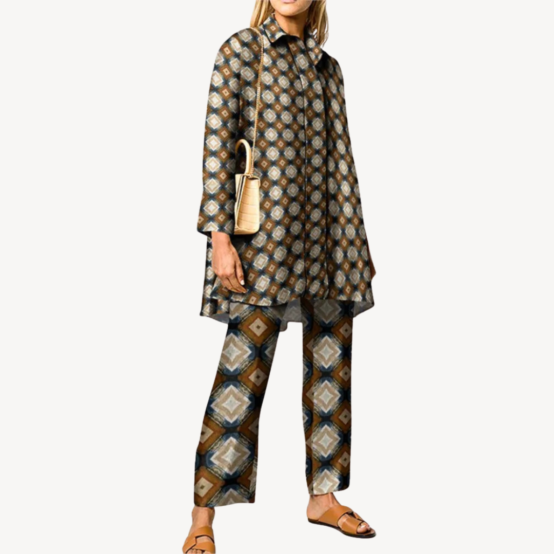 Abstract Print Co-ord Set | Clara Vienne