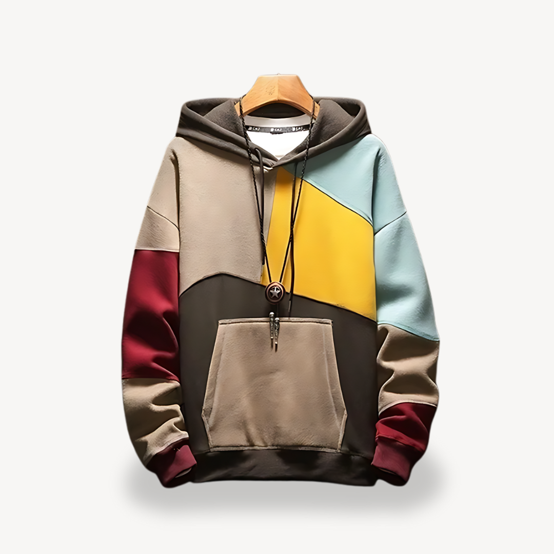 Color-Blocked Hoodie | Clara Vienne