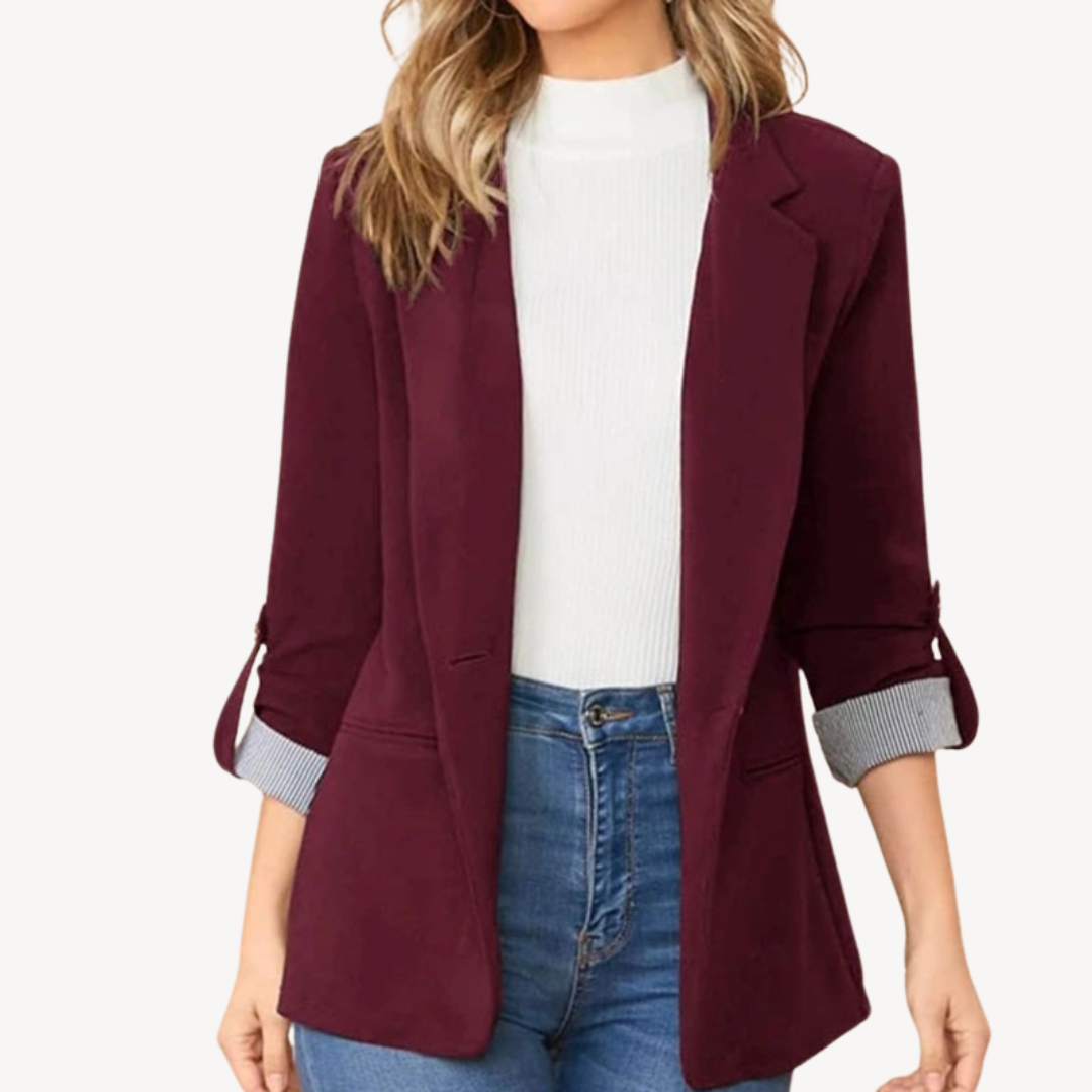 Clara Vienne | Women’s Casual 3/4 Sleeve Jacket