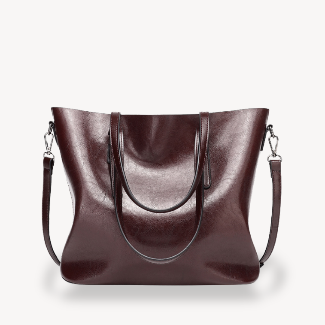 Clara Vienne | Women's Leather Tote Bag – Elegant Handbag