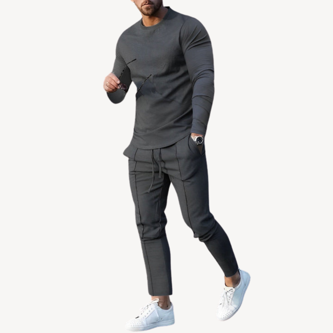Men's Casual Long Sleeve Tracksuit | Clara Vienne