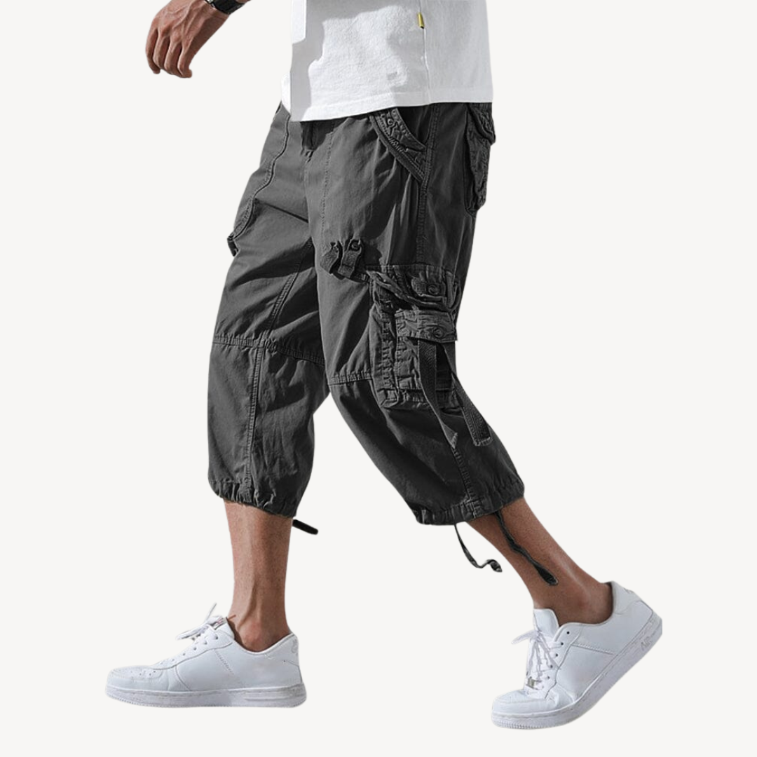 Men's Cargo Capri Shorts | Clara Vienne