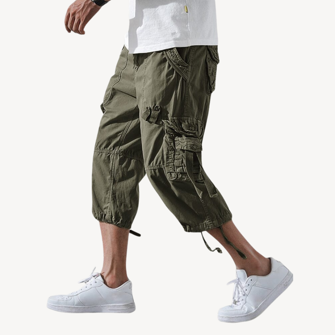 Men's Cargo Capri Shorts | Clara Vienne