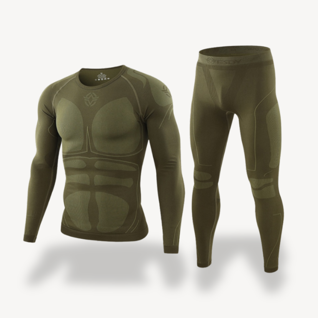 Men's Compression Workout Shirt & Leggings Set | Clara Vienne