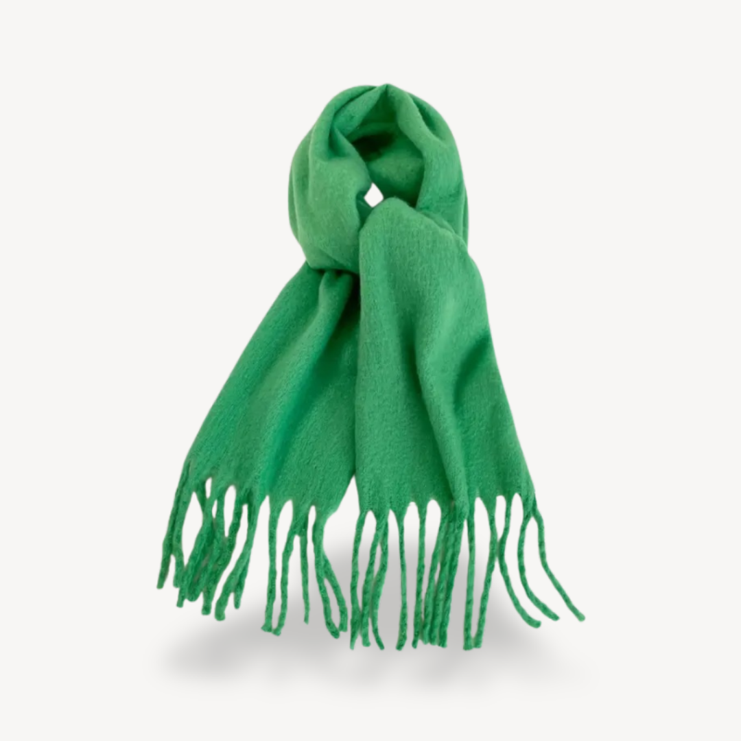 Fringed Wool Scarf | Clara Vienne