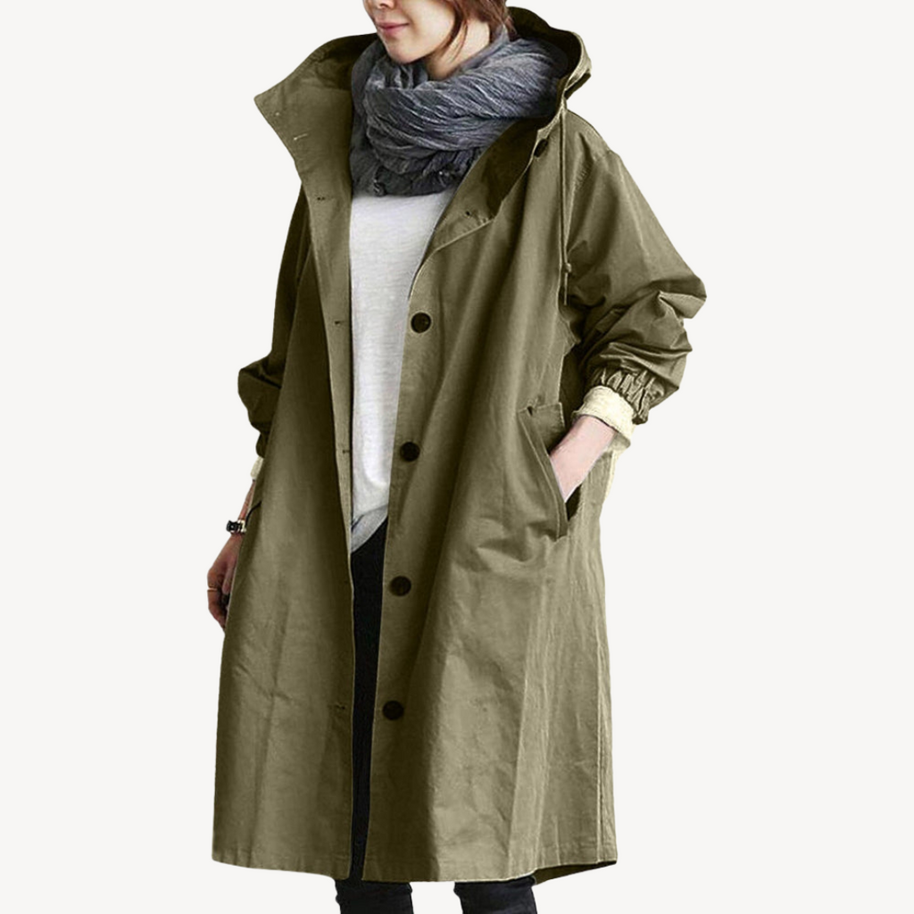 Long Hooded Coat Women Winter Jacket | Clara Vienne