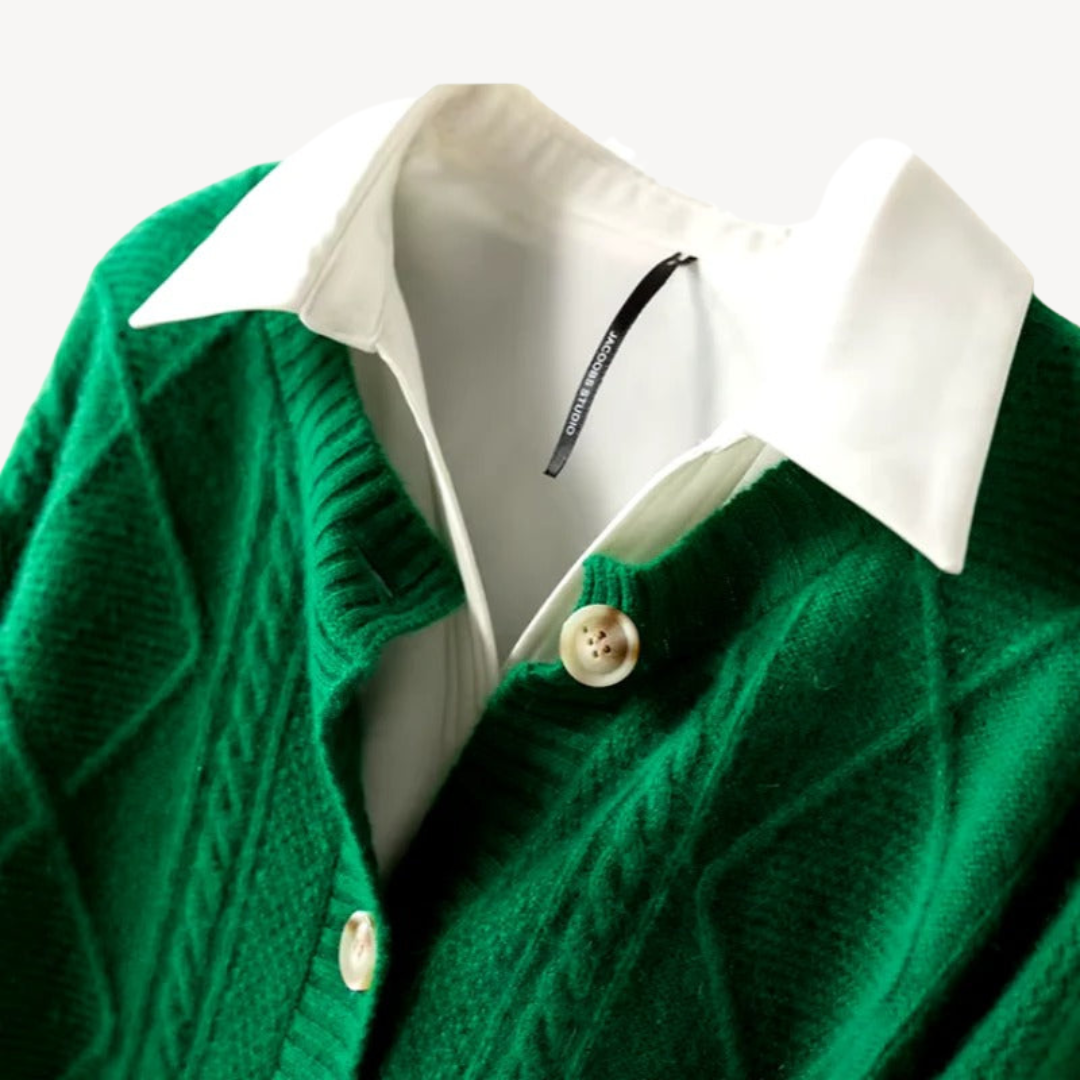 Button-Front Knit Cardigan for Women | Clara Vienne