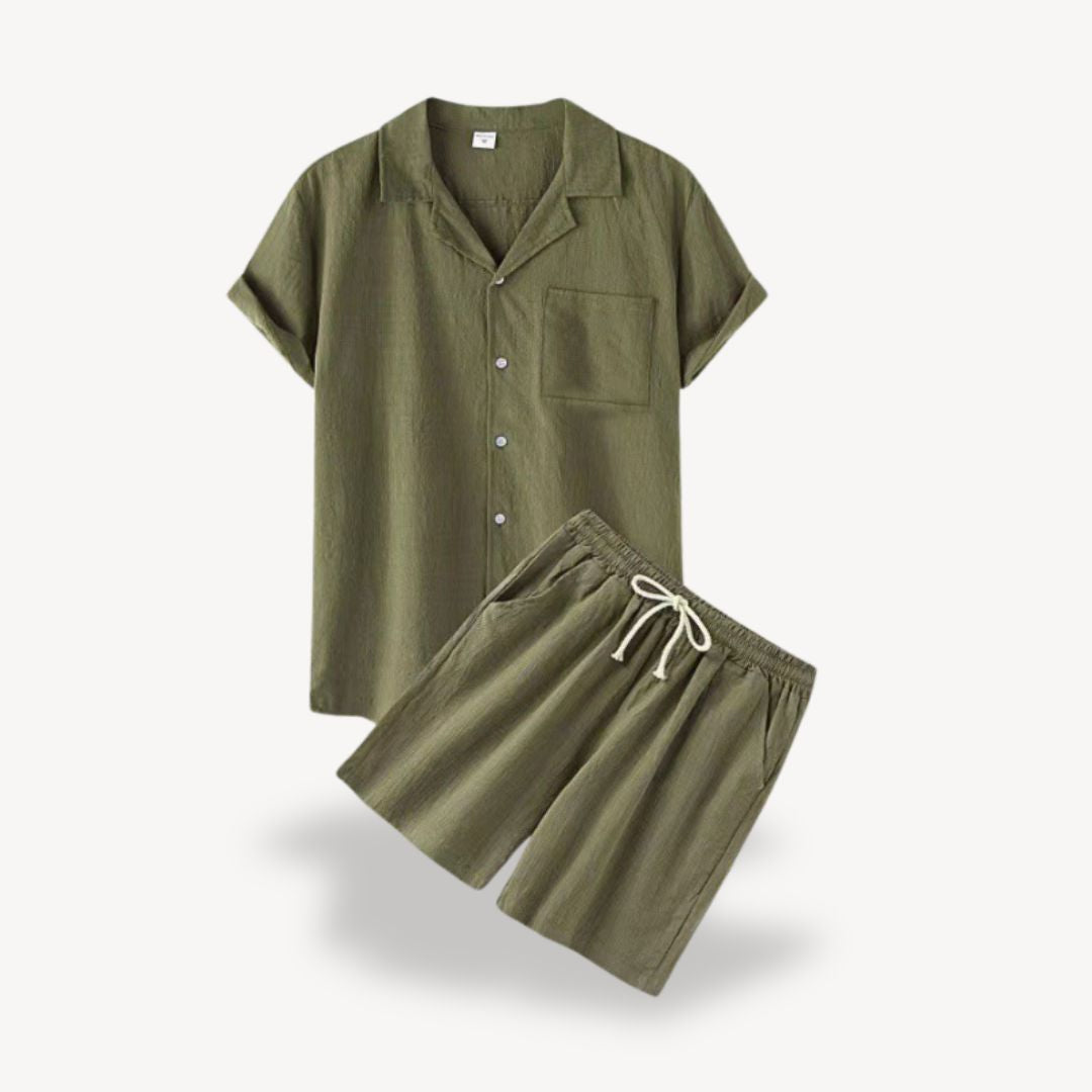 Clara Vienne | Men's Casual Linen Blend Outfit