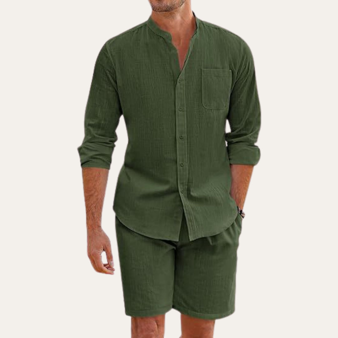 Clara Vienne | Men's Linen Set – 2-Piece Summer Outfit