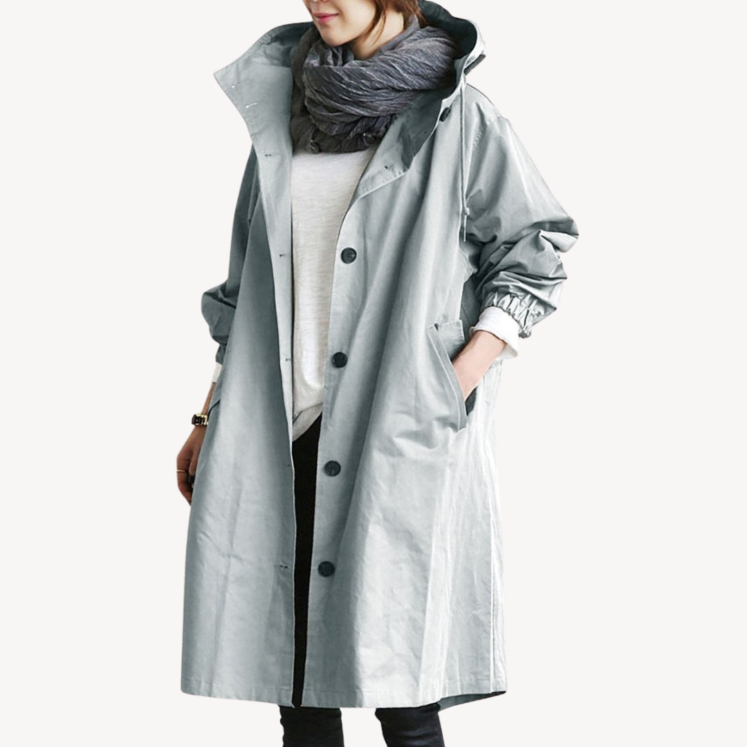 Long Hooded Coat Women Winter Jacket | Clara Vienne