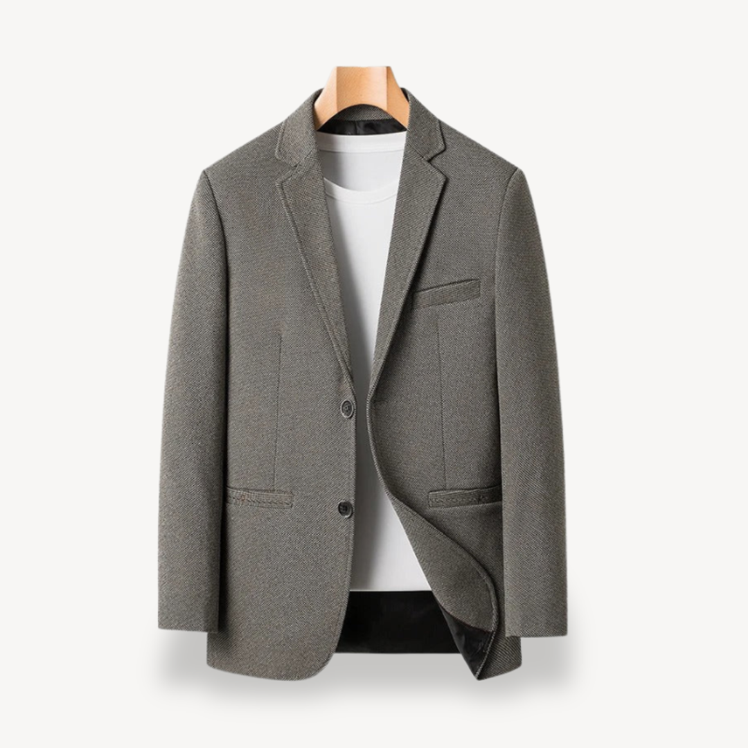 Casual Men’s Button Closure Blazer | Clara Vienne