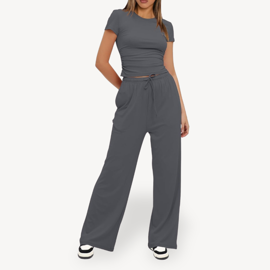 Drawstring Lounge Set for Women | Clara Vienne