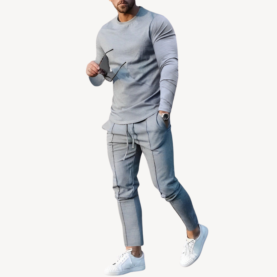 Men's Casual Long Sleeve Tracksuit | Clara Vienne