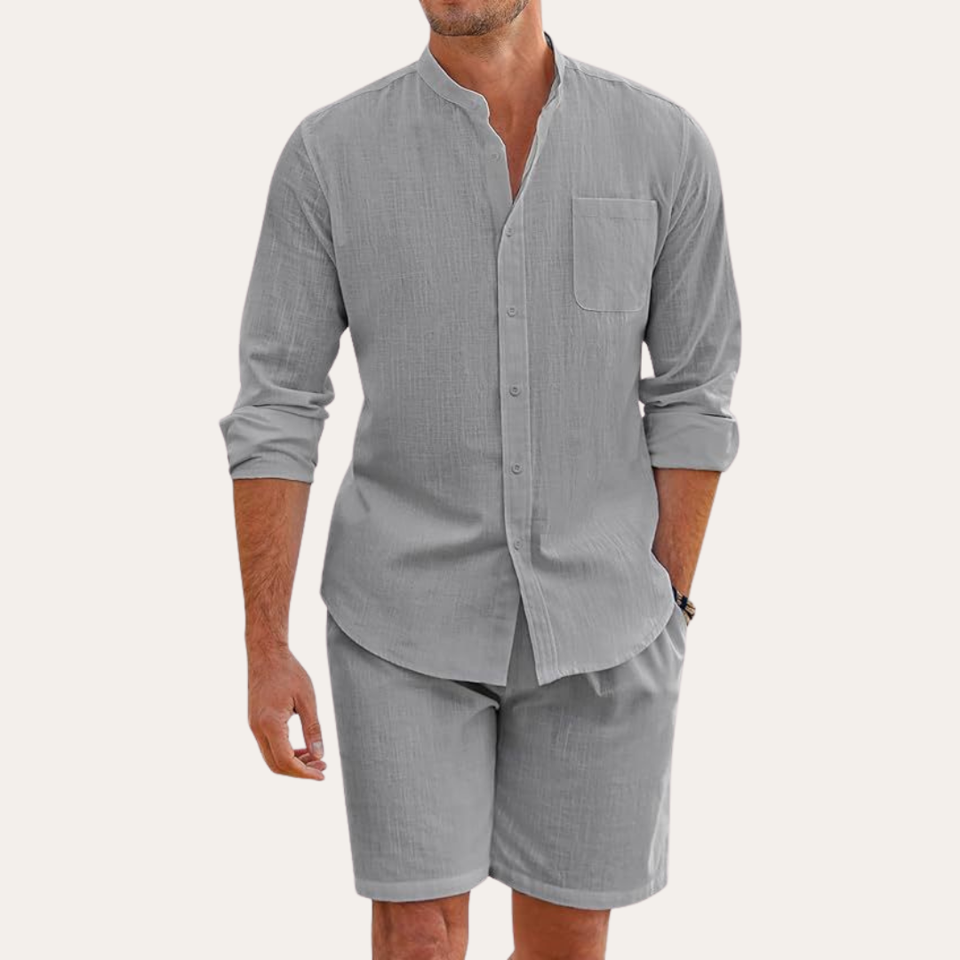 Clara Vienne | Men's Linen Set – 2-Piece Summer Outfit