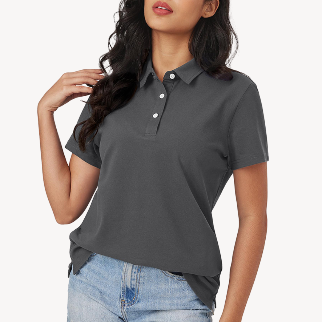 Clara Vienne | Women's Cotton Polo Shirt