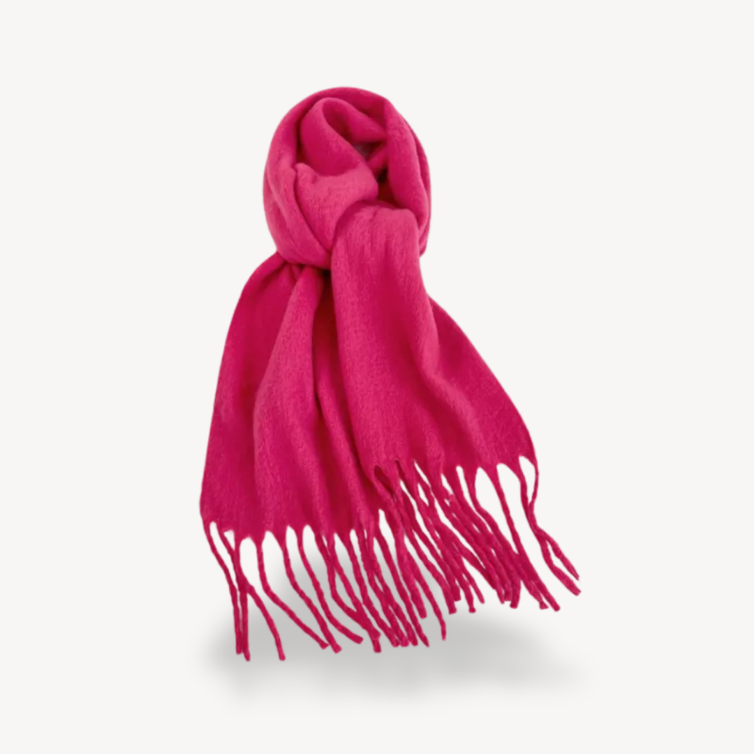 Fringed Wool Scarf | Clara Vienne