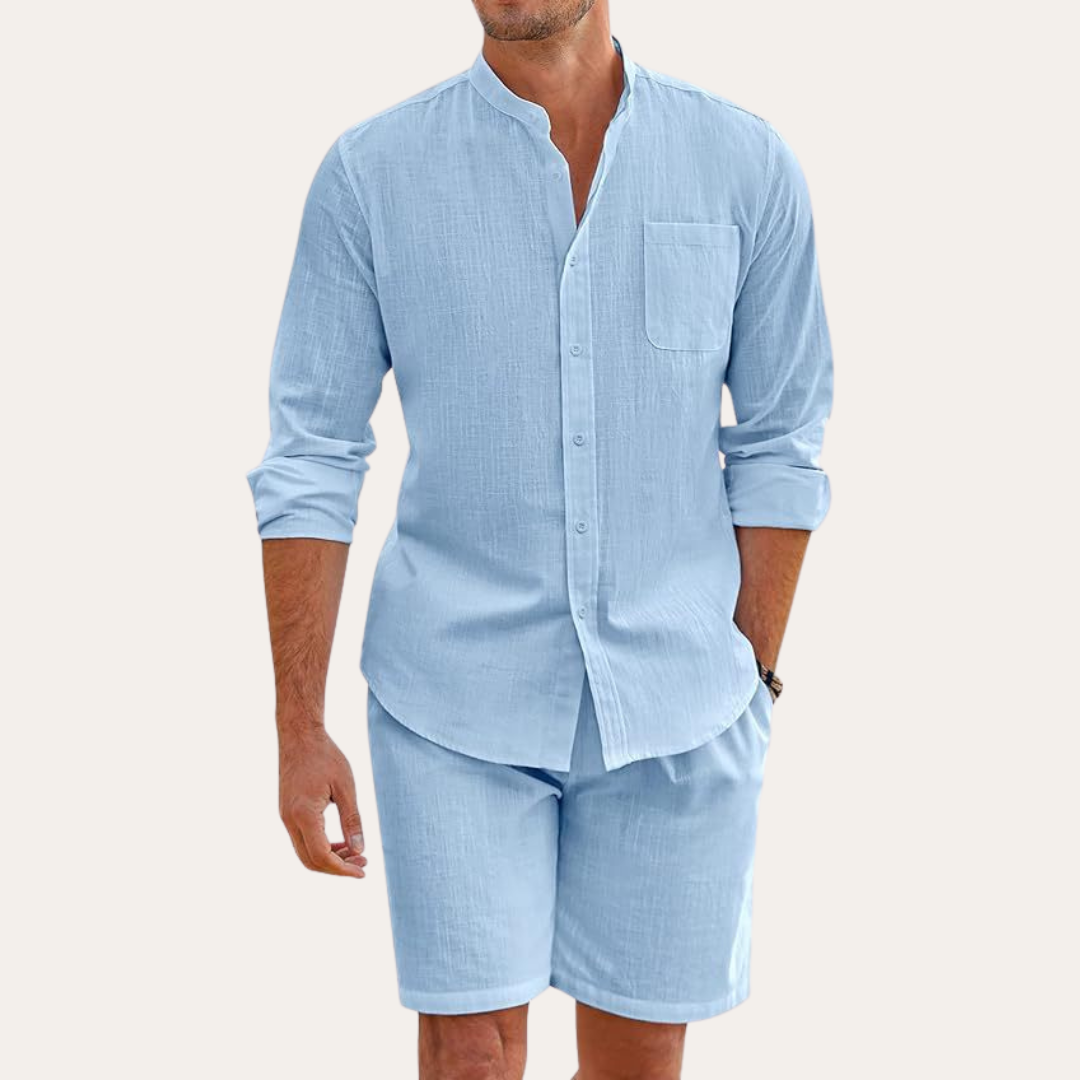 Clara Vienne | Men's Linen Set – 2-Piece Summer Outfit