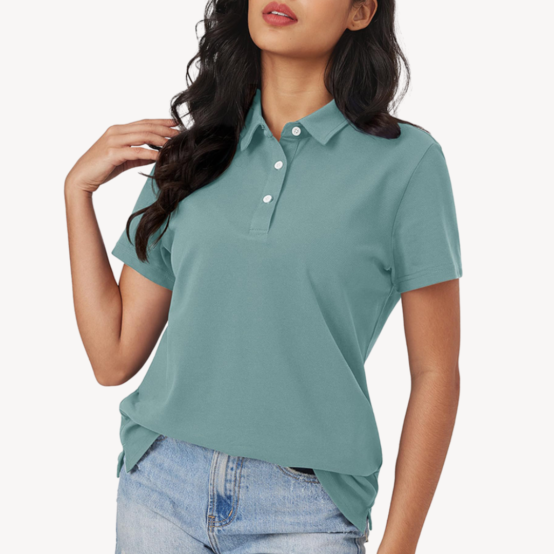Clara Vienne | Women's Cotton Polo Shirt
