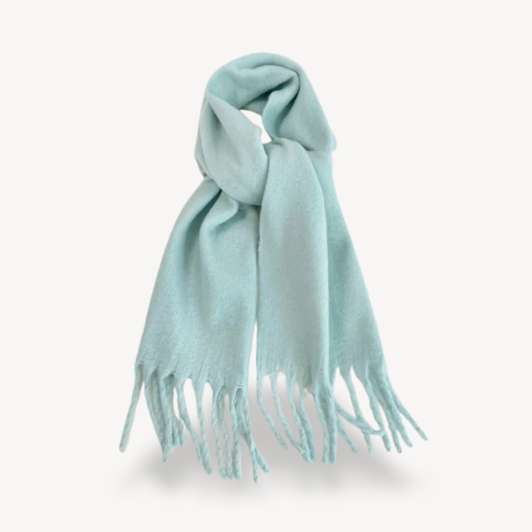 Fringed Wool Scarf | Clara Vienne