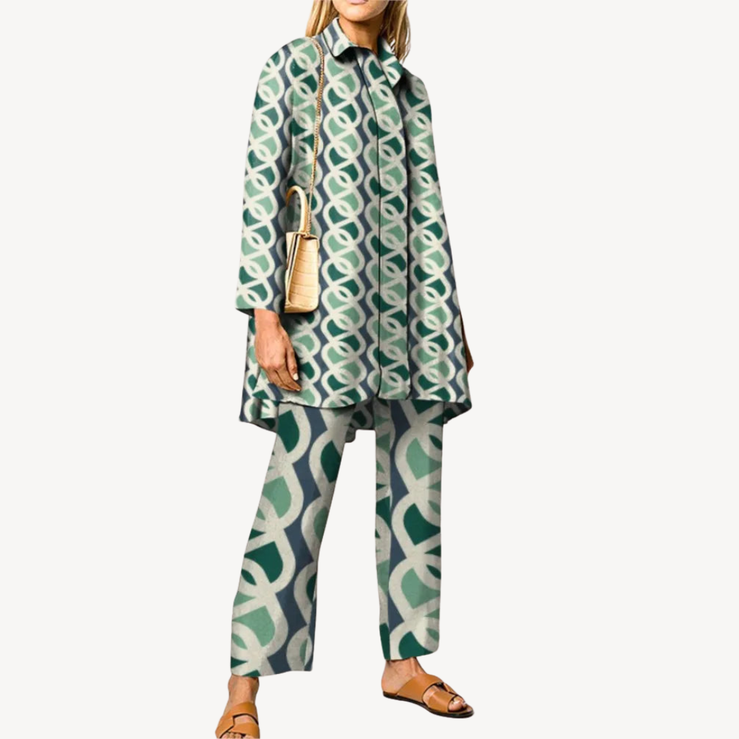 Abstract Print Co-ord Set | Clara Vienne