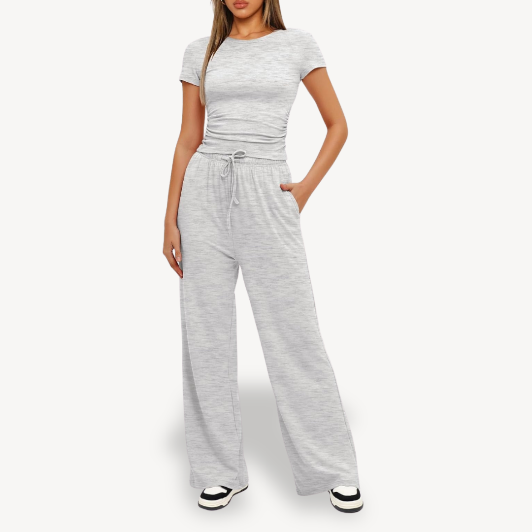 Drawstring Lounge Set for Women | Clara Vienne