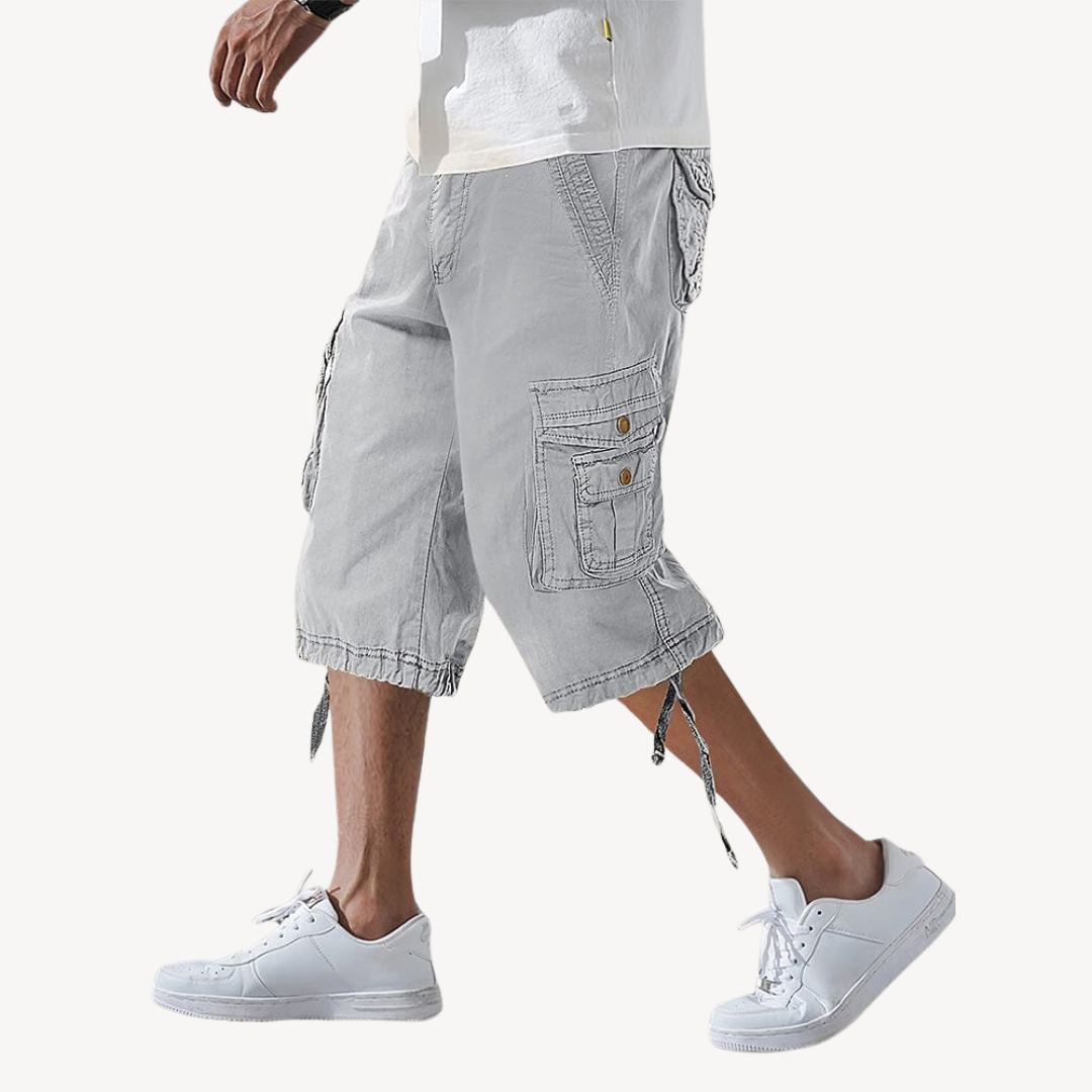 Men's Cargo Capri Shorts | Clara Vienne