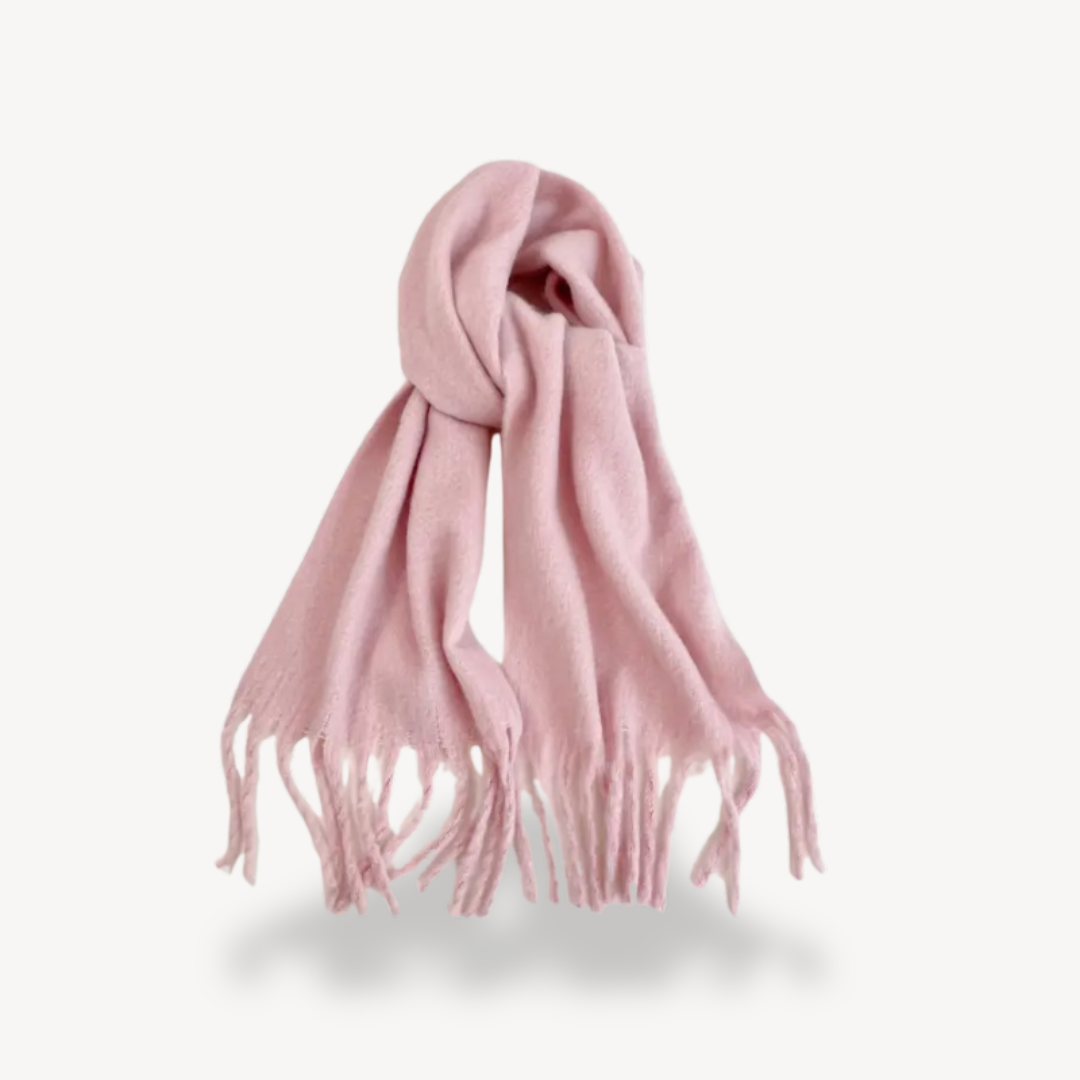 Fringed Wool Scarf | Clara Vienne
