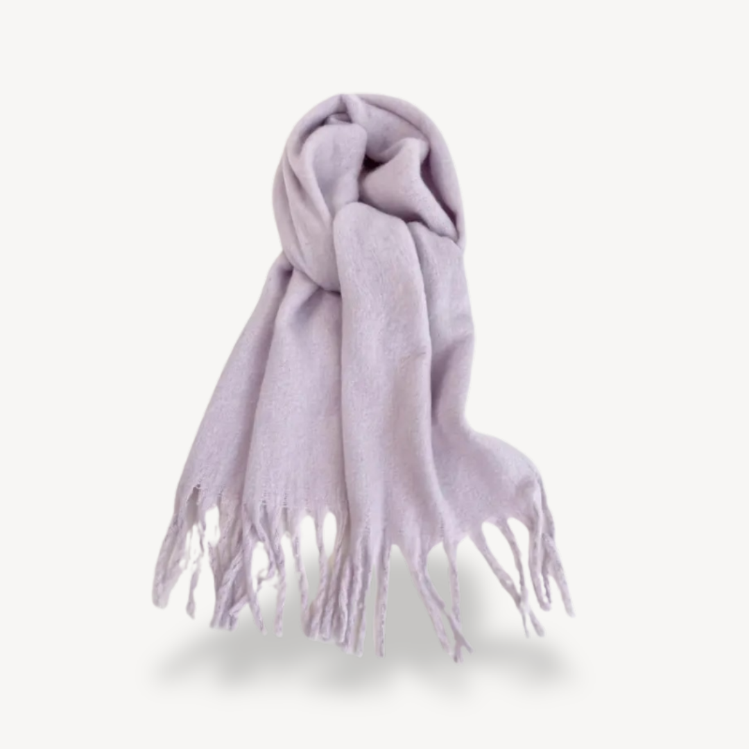 Fringed Wool Scarf | Clara Vienne