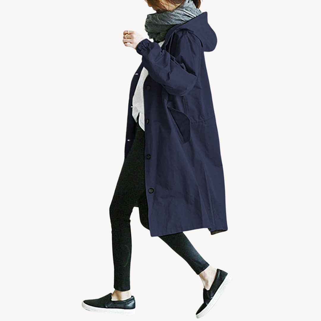 Long Hooded Coat Women Winter Jacket | Clara Vienne