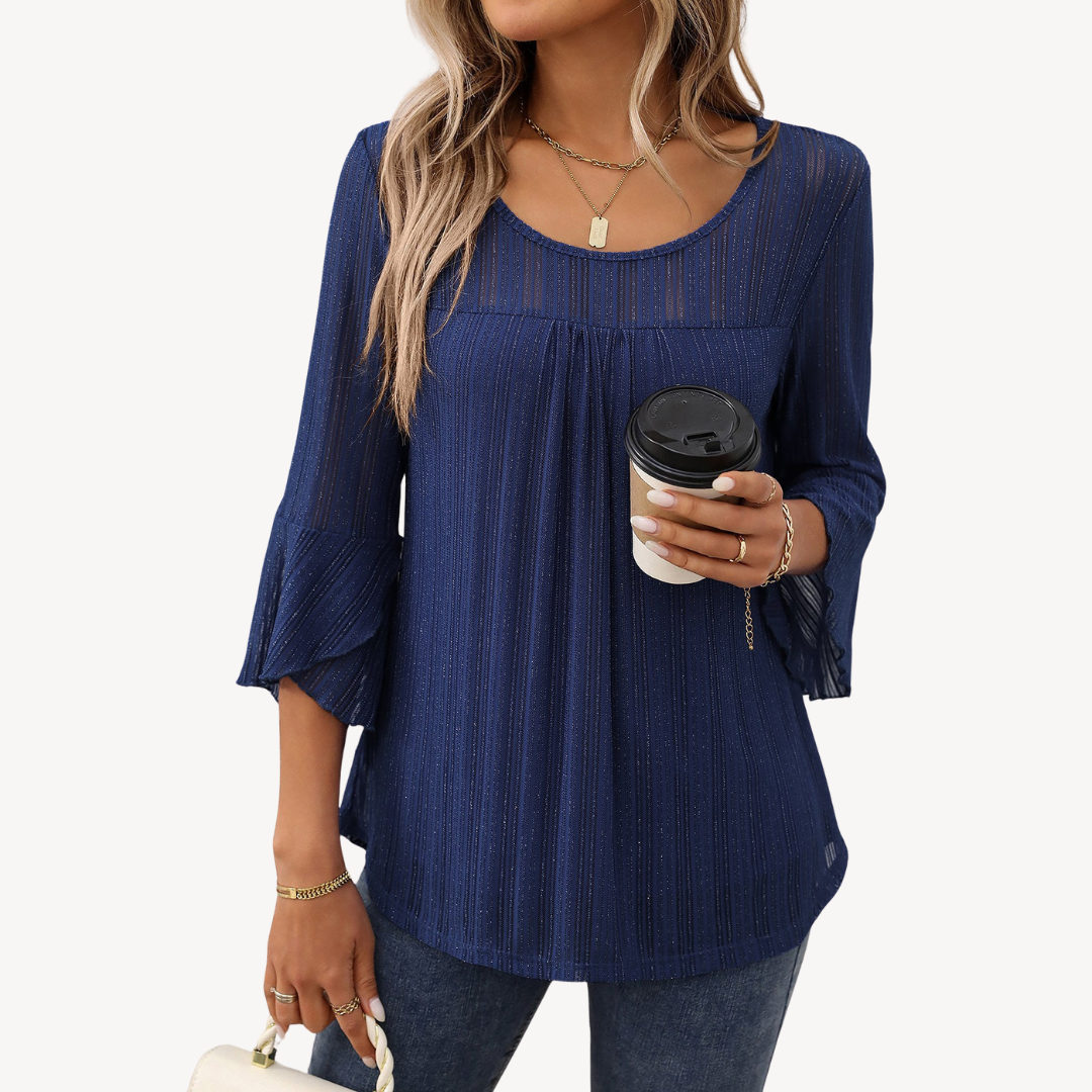 Bell Sleeve Tunic Top for Women | Clara Vienne
