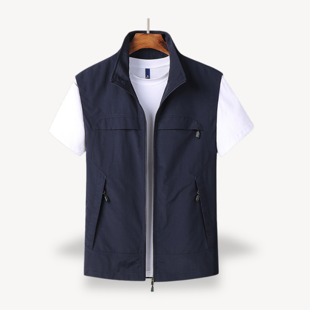 Lightweight Zip Vest for Men | Clara Vienne