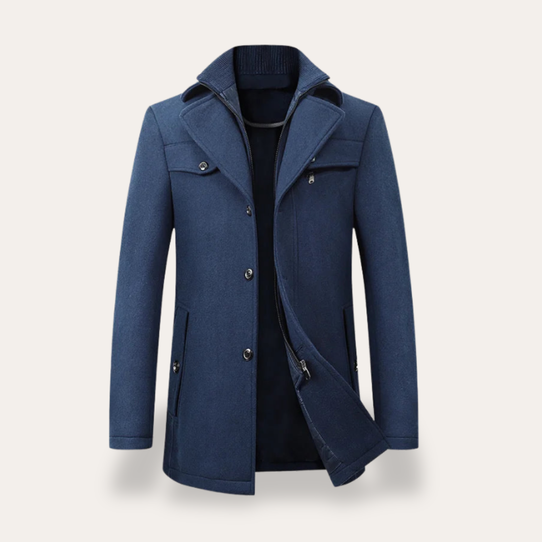 Clara Vienne | Men's Coat – Winter Jacket with Stand Collar