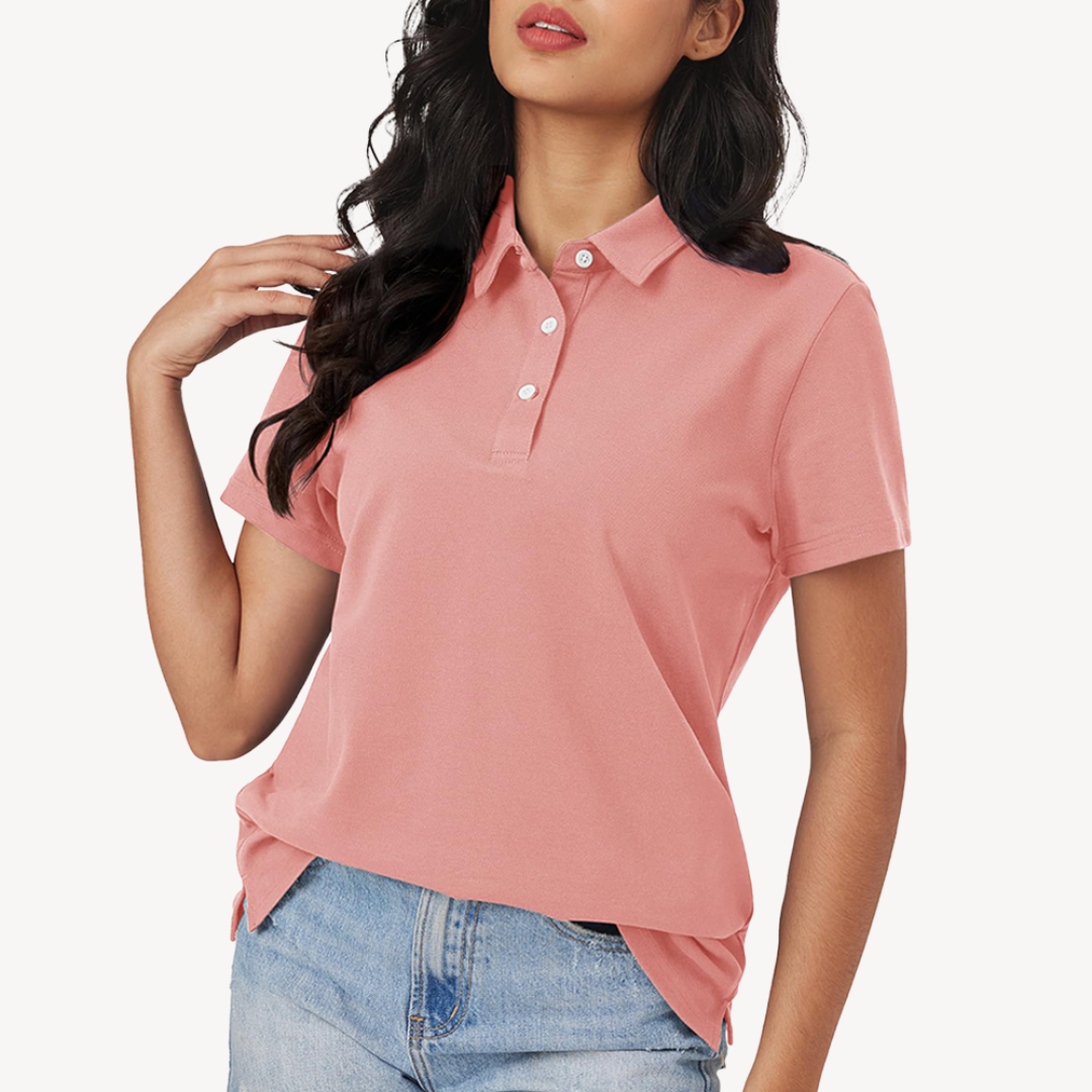 Clara Vienne | Women's Cotton Polo Shirt