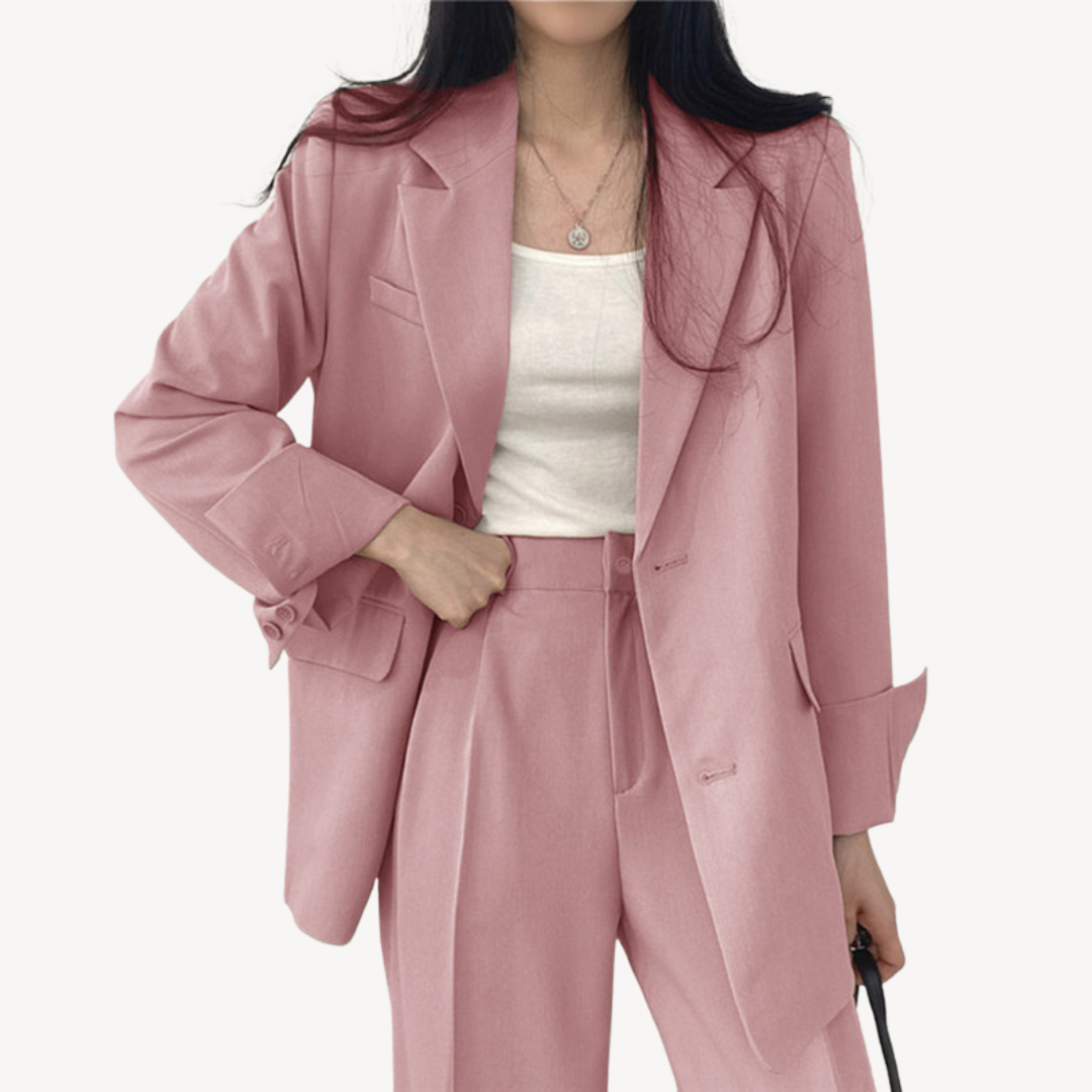 Blazer Pants Suit Set Women | Clara Vienne