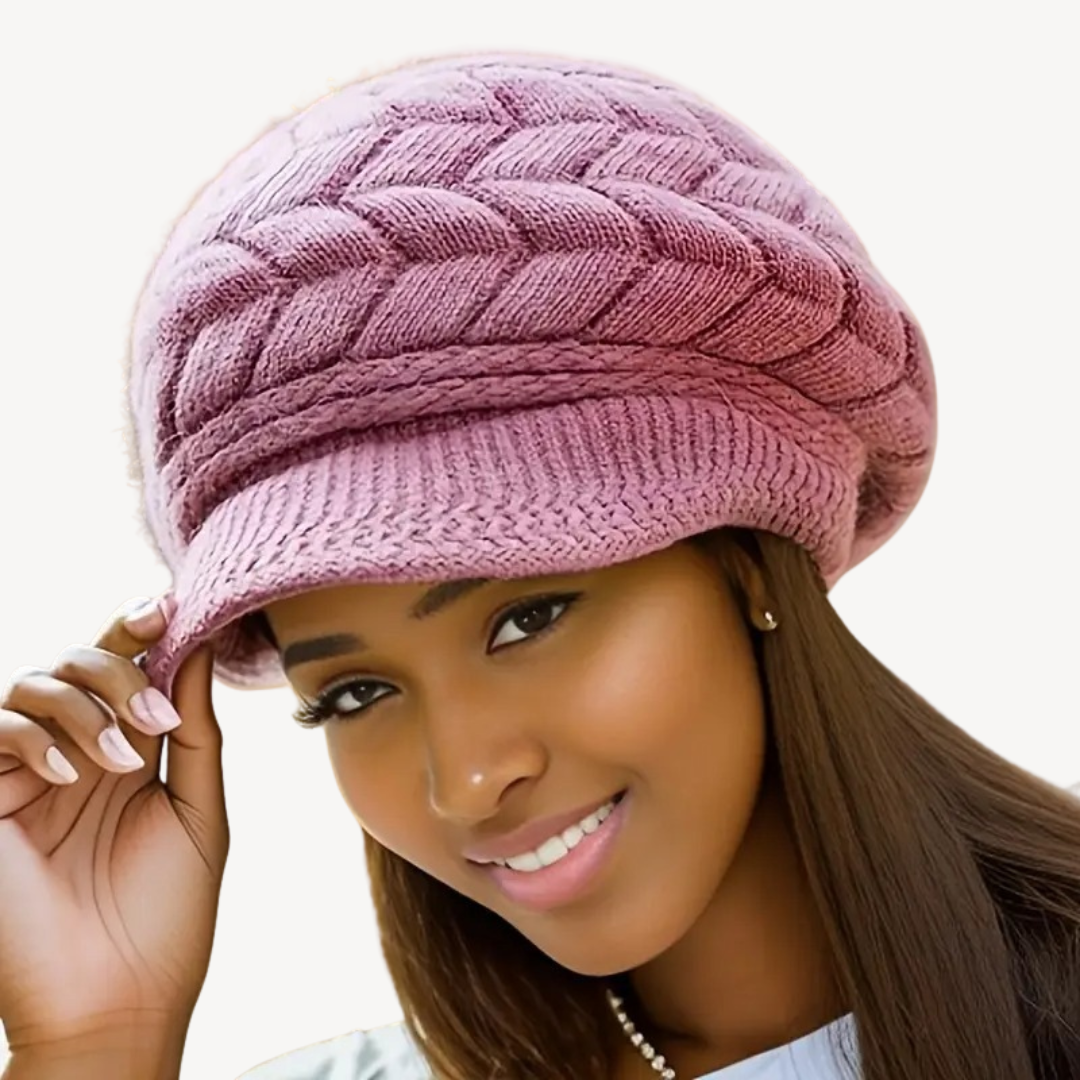 Knitted Baker Boy Hat for Women | Clara Vienne