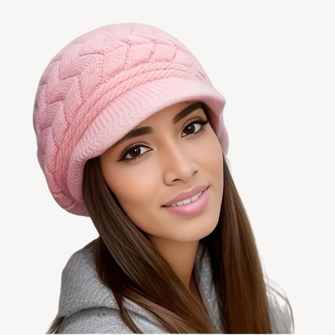 Knitted Baker Boy Hat for Women | Clara Vienne