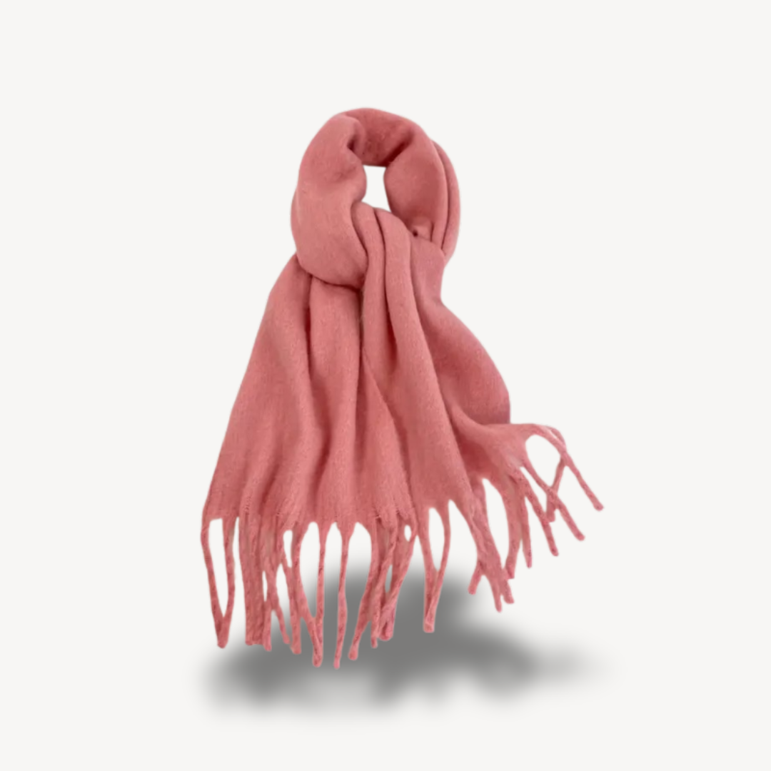 Fringed Wool Scarf | Clara Vienne