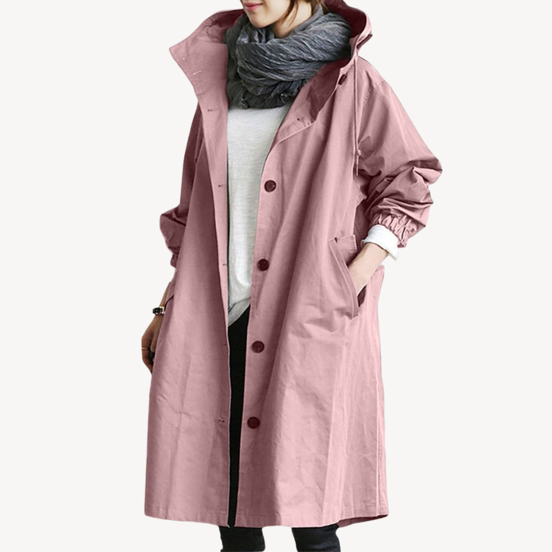 Long Hooded Coat Women Winter Jacket | Clara Vienne
