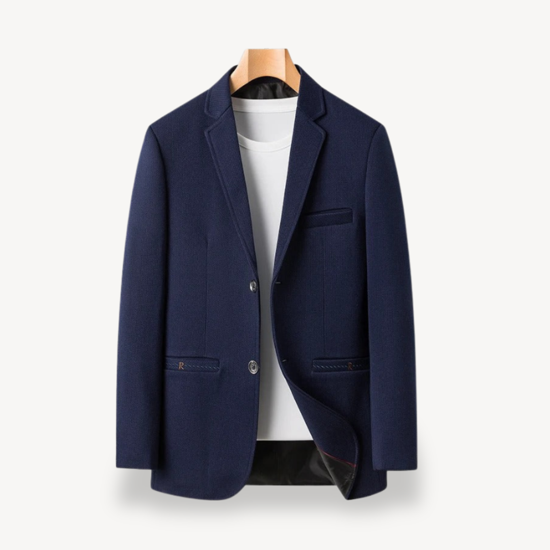 Casual Men’s Button Closure Blazer | Clara Vienne