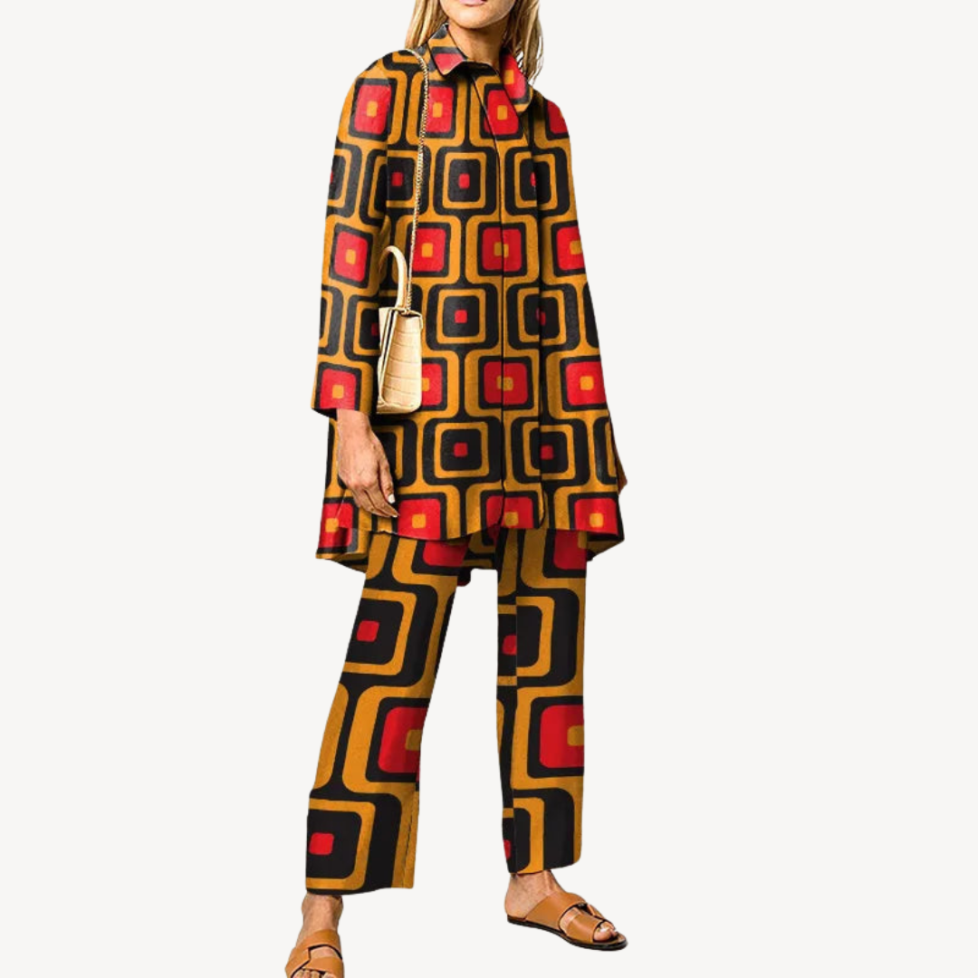 Abstract Print Co-ord Set | Clara Vienne