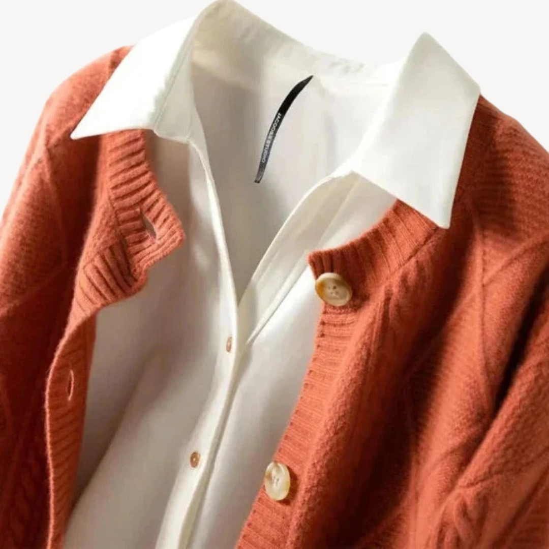 Button-Front Knit Cardigan for Women | Clara Vienne