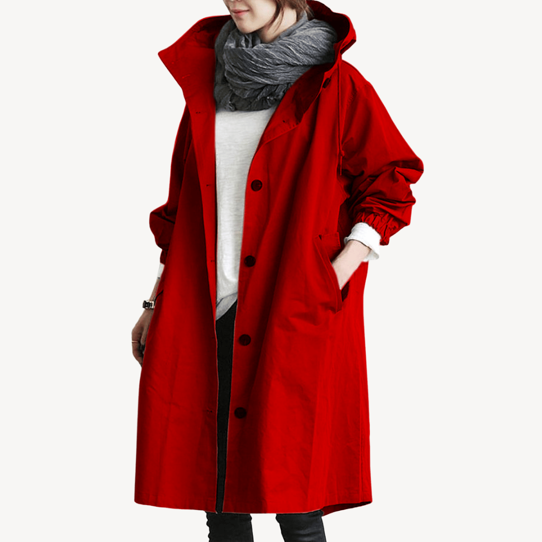 Long Hooded Coat Women Winter Jacket | Clara Vienne