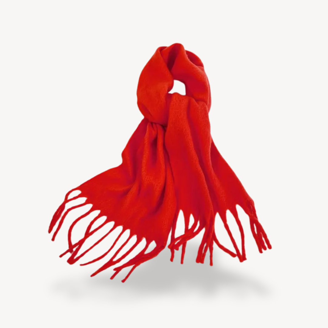 Fringed Wool Scarf | Clara Vienne